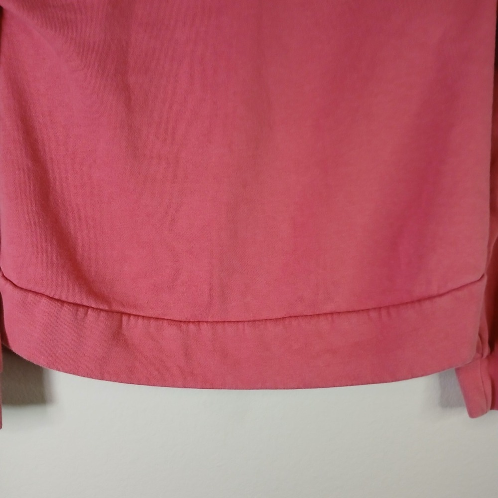 NIKE GIRLS HOODIE MEDIUM FRONT POUCH POCKET PINK W/WHITE LOGO BB24 - Picture 5 of 10